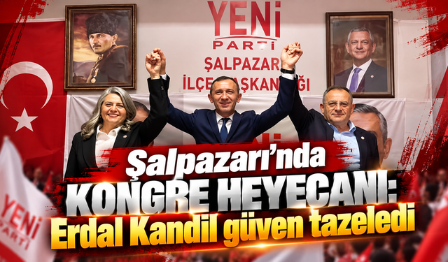 Erdal Kandil yeniden ilçe başkanı seçildi