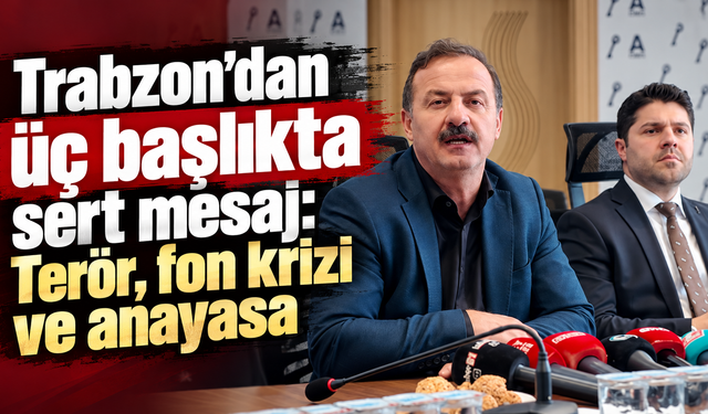 Trabzon’da konuştu,iktidarı üç cepheden eleştirdi