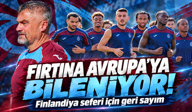 Trabzonspor’da gözler KuPS maçına çevrildi!