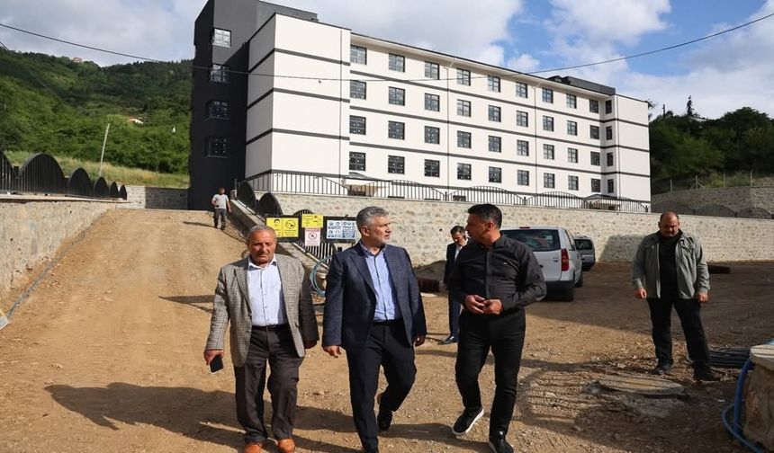 Yılmaz Büyükaydın’dan Maçka’ya Ziyaret:  Yatırımları Yerinde İnceledi