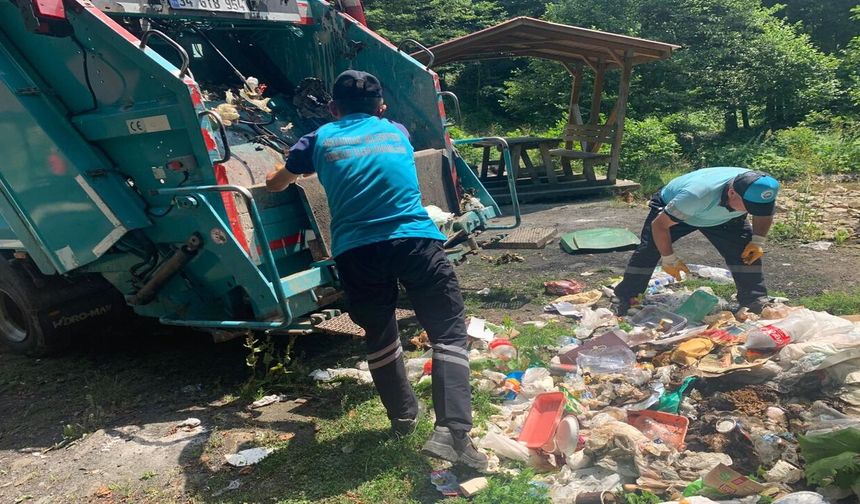Ortahisar Belediyesi,Sümela Manastırı'nın etrafını temizledi