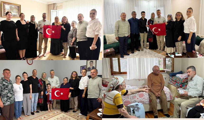 Trabzon’da gönüllere dokunan ziyaretler