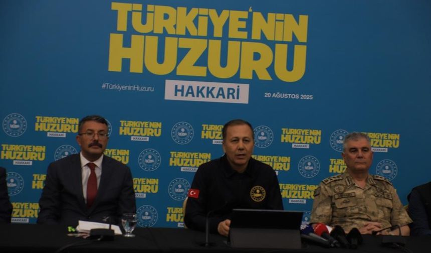 İçişleri Bakanı Ali Yerlikaya "Huzur ve Güvenlik Toplantısı"na katıldı