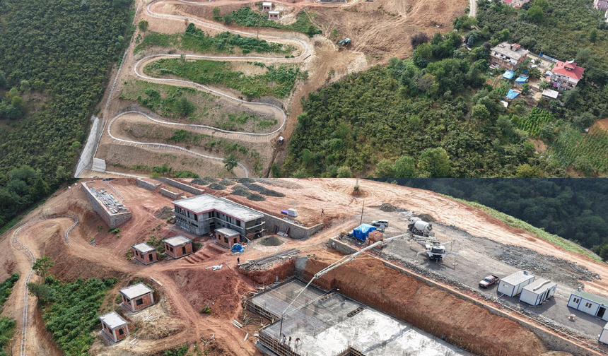 Karadeniz’in en uzun dağ kızağı Trabzon’a yapılıyor
