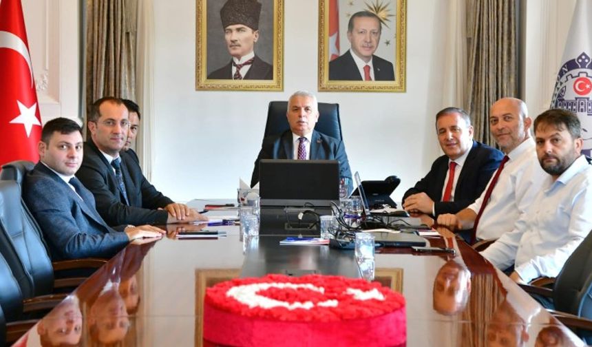 Akçaabat Şinik Organize Sanayi Bölgesi Yönetim Kurulu toplantısı gerçekleştirildi