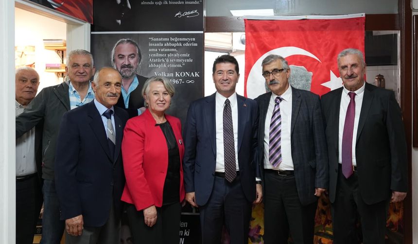 Başkan Kaya,Volkan Konak Sanat Odası'nın açılışına katıldı