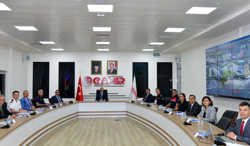 Vali Yıldırım,112 Acil Çağrı Merkezinde