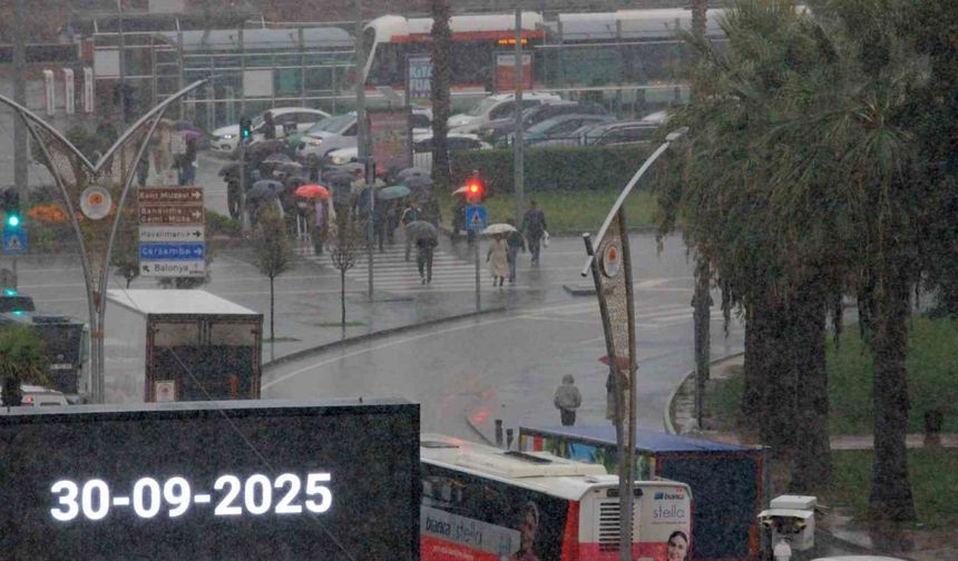 Samsun’da kuvvetli sağanak