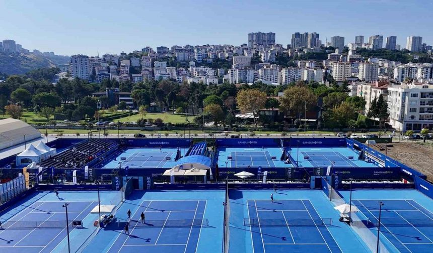 Tenisin yıldızları, Samsun’da