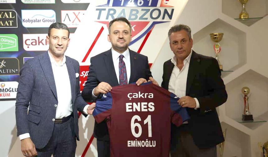 Gençlik ve Spor Bakan Yardımcısı Enes Eminoğlu’ndan 1461 Trabzon FK’ya ziyaret
