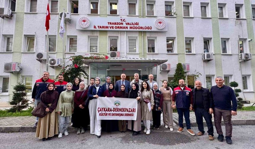 Çaykara ve Dernekpazarlılardan kokarca ile mücadeleye destek