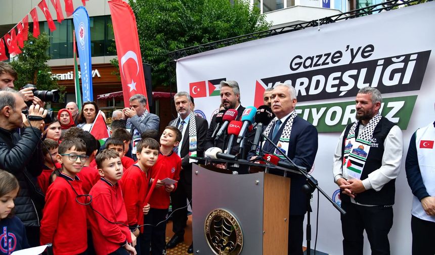 Vali Yıldırım:Bir yanımız Kudüs, bir yanımız Aksa!