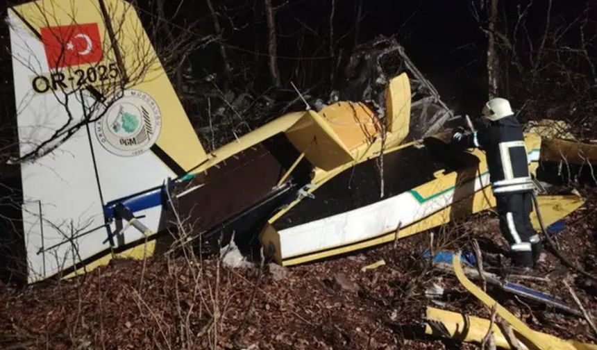 Hırvatistan’da düşen OGM’ye ait AT802 yangın söndürme uçağının pilotu şehit oldu