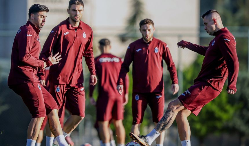 Trabzonspor RAMS Başakşehir maçı hazırlıkları devam ediyor.