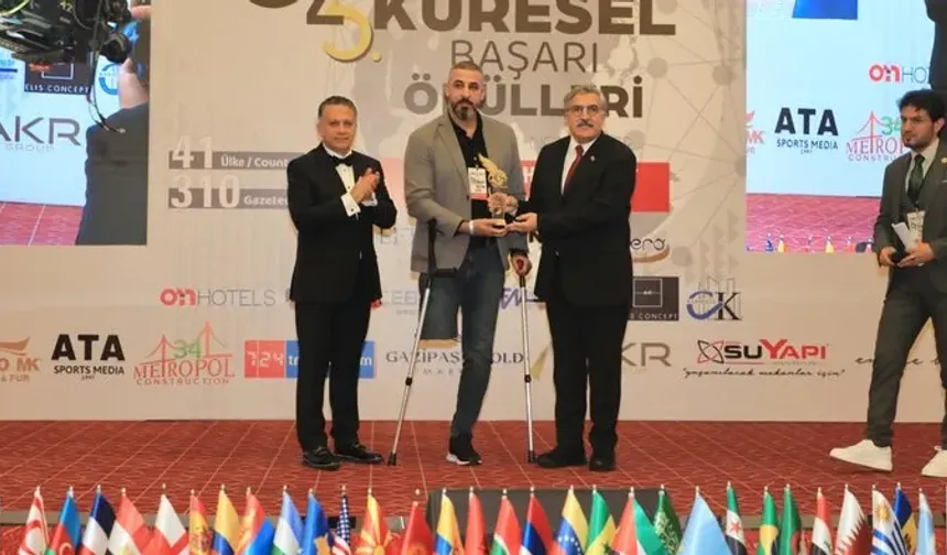 Yılın Gazetcisi Ödülü Filistinli Gazi Gazeteci Sami Şahade