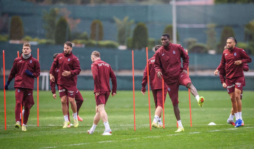 Akşam antrenmanı tamamlandı