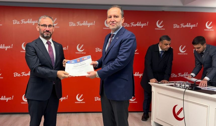 Trabzon teşkilatına Genel Başkan Erbakan'dan teşekkür