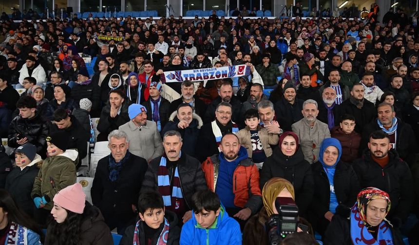 Trabzonspor ortak paydasında örnek bir teşkilat duruşu