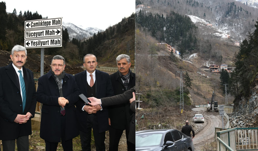 Başkan Genç,Çamlıktepe'de afet bölgesini inceledi