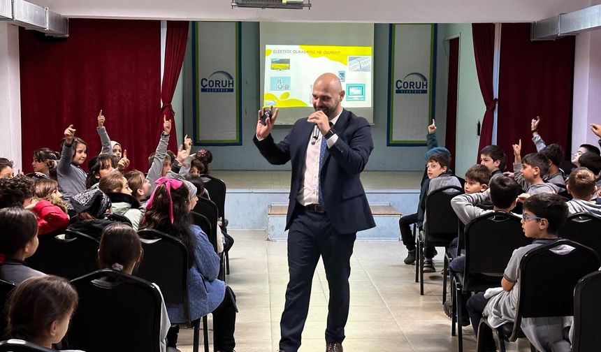 Çoruh EDAŞ, Enerji Verimliliği Haftası'nda 5 ilde çocuklarla buluştu
