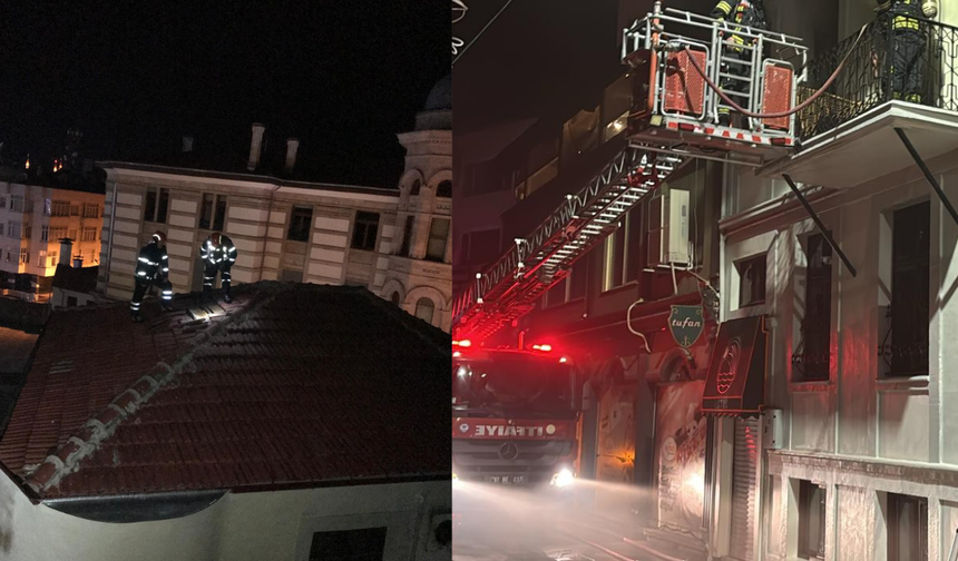 İtfaiyenin zamanında müdahalesi faciayı önledi