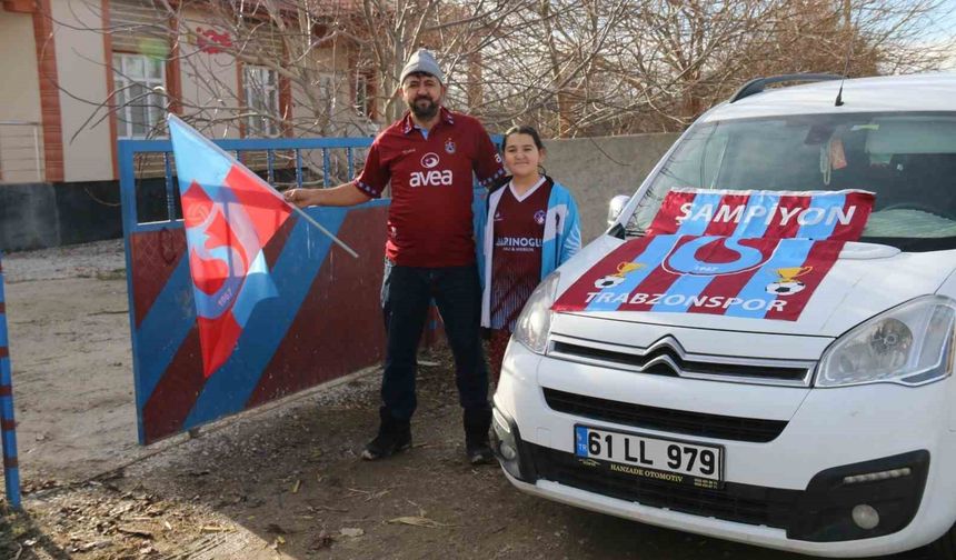 Aksaray'da bordo-mavi köy: Trabzonspor sevgisi yıllardır sürüyor