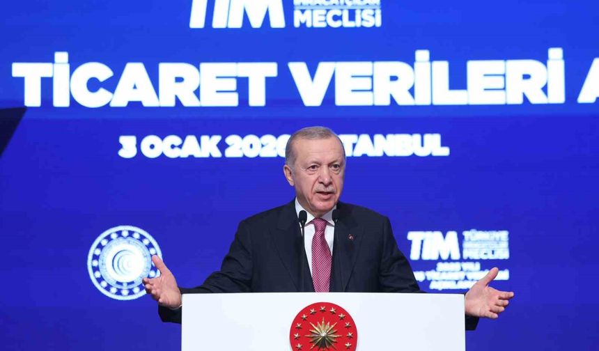 Cumhurbaşkanı Erdoğan: '2025 yılında ihracat rekoru kırıldı'