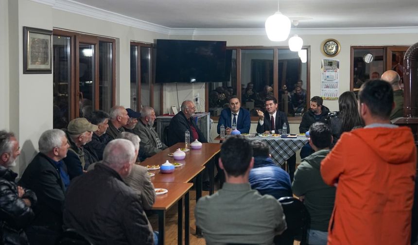 Başkan Kaya,Özkaymaklı'da vatandaşlarla bir araya geldi