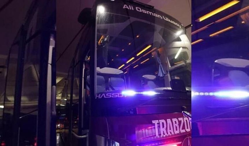 Trabzonspor otobüsünü taşlayan 6 şüpheli yakalandı