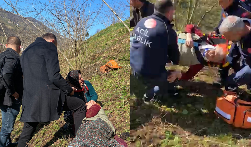 Cenazeye giderken hayat kurtardılar