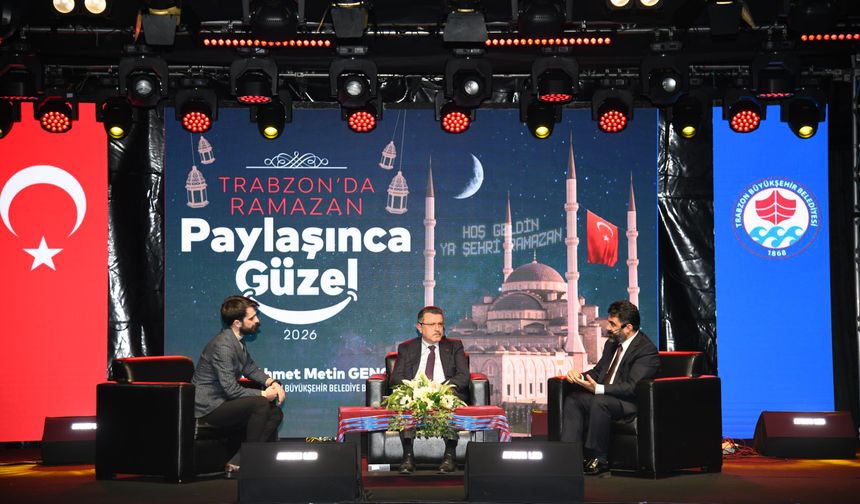 Başkan Genç, “Trabzon’da Ramazan” söyleşisinde konuştu