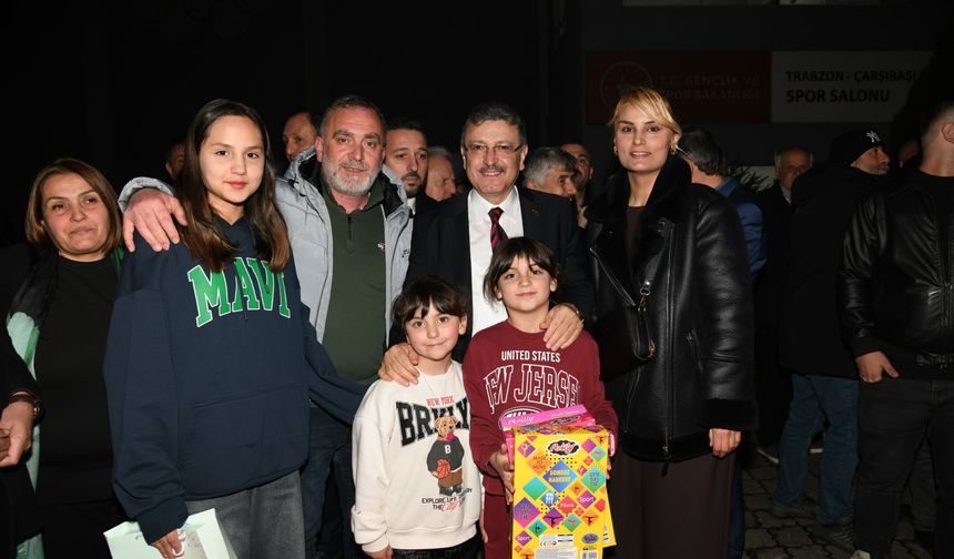 Başkan Genç'ten Çarşıbaşı'nda gönüllere dokunan buluşma