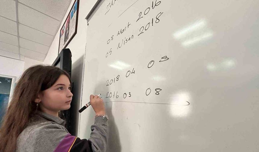 Matematikte dünya birincisi olan Trabzonlu Lina'nın hayali Nobel ödülü