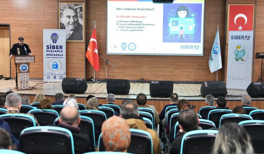 Siber dolandırıcılığa karşı bilgilendirme semineri gerçekleştirildi