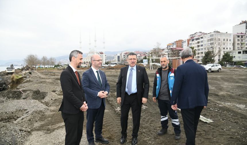 Başkan Genç,Akçaabat'ta projeleri yerinde inceledi