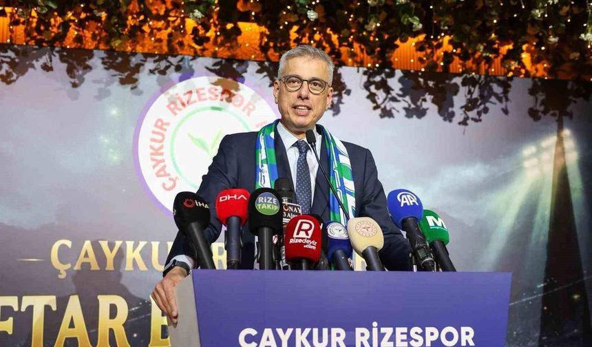 Kemal Memişoğlu 'Rizespor Süper Lig'deki spor kulüplerine örnek olan davranış ve yapı içerisinde'