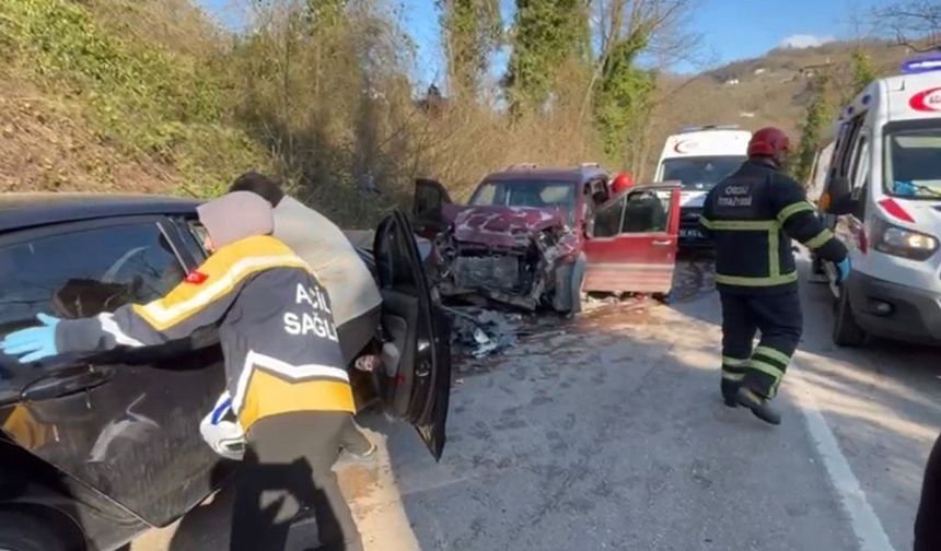 Ordu'da trafik kazası: 6 yaralı