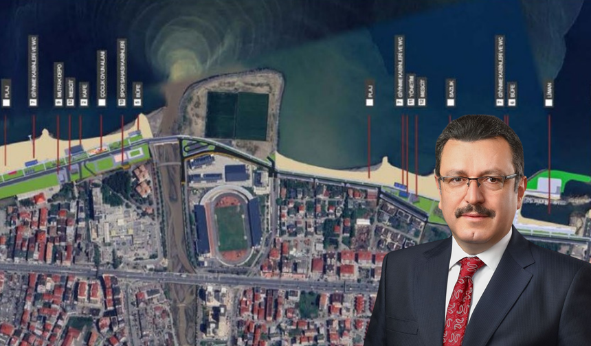 Akçaabat sahilinde büyük değişim başlıyor