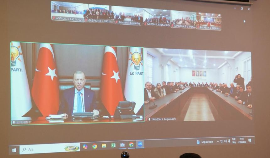 Cumhurbaşkanı Erdoğan,Trabzon teşkilatına hitap etti