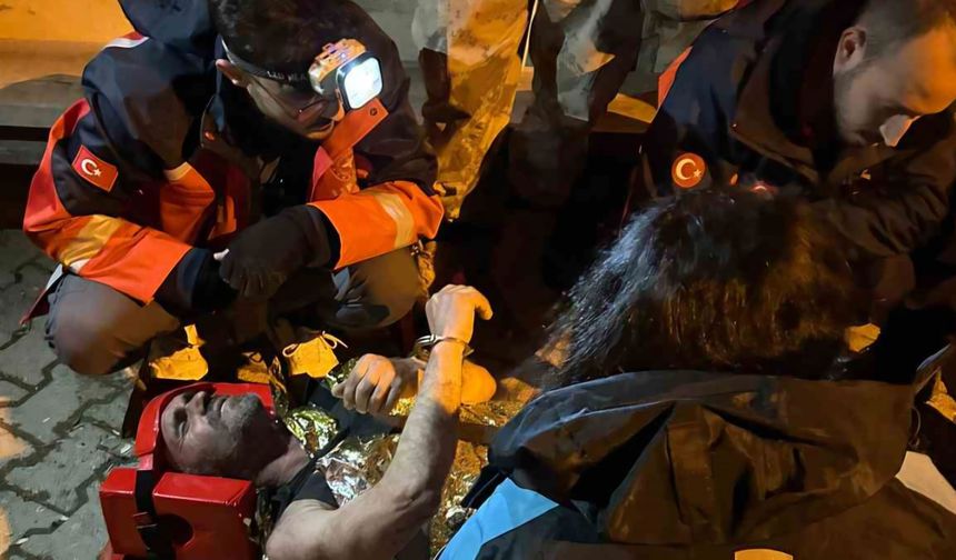 Kayıp şahıs dere yatağında sağ olarak bulundu