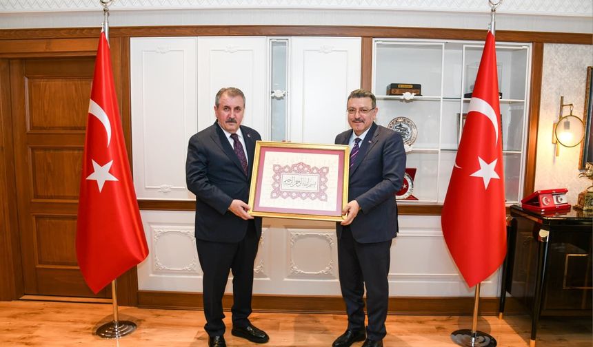 BBP Genel Başkanı Destici'de Başkan Genç'e ziyaret