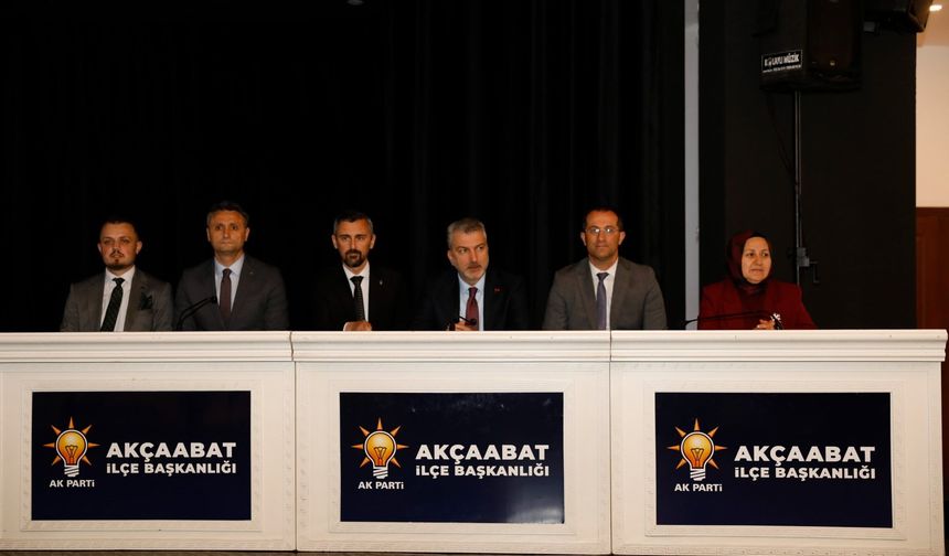 Akçaabat’ta AK Parti Danışma Meclisi: İstişare ve birlik vurgusu