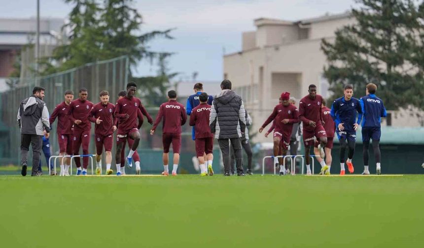 Trabzonspor, Galatasaray maçı hazırlıklarını tamamladı