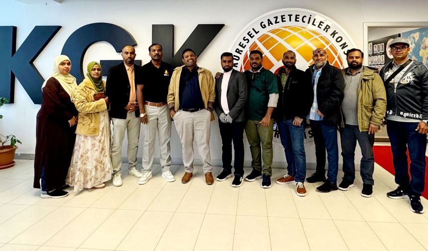 KGK, Sri Lankalı gazetecileri ağırladı