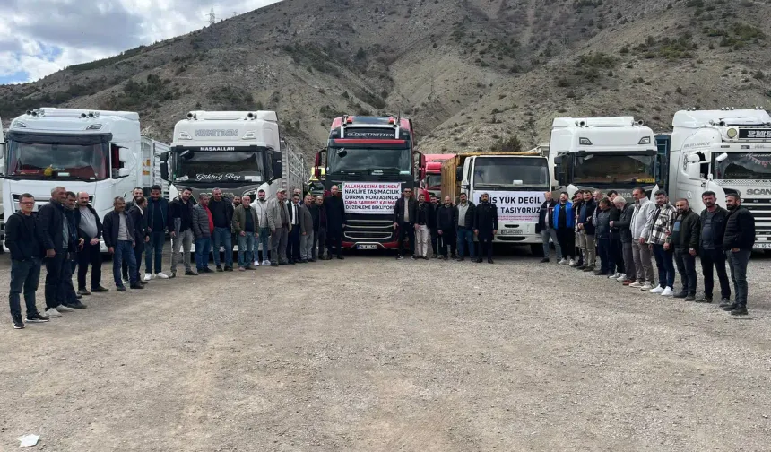 Nakliyecilerden sert tepki:“Sesimizi duyun, yoksa biz de sizi duymayız”