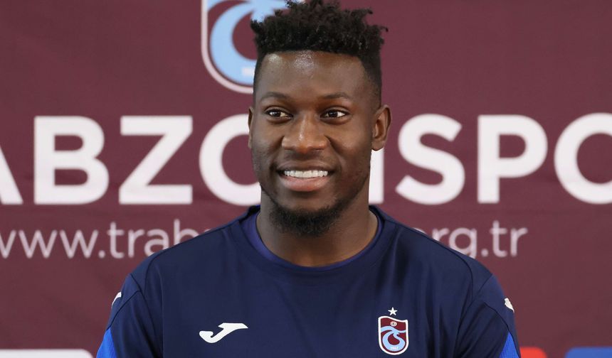 Andre Onana'dan Trabzonspor'a veda mesajı