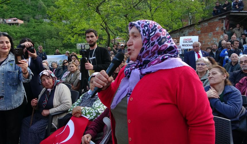 Yöre halkı maden kirliliğine karşı ses yükseltti