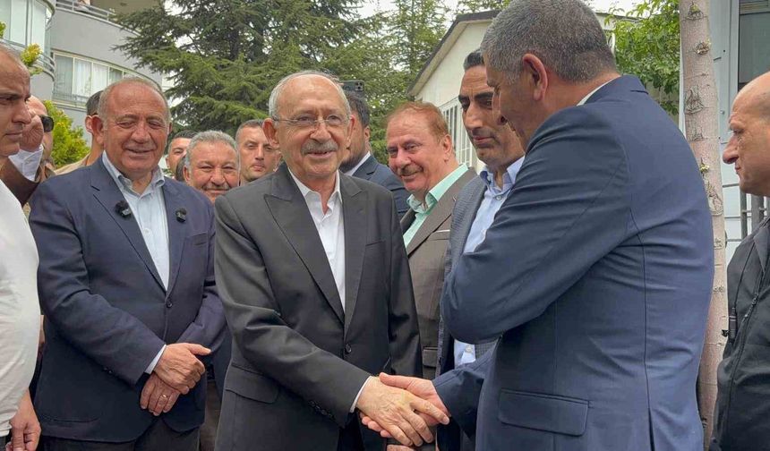 CHP Genel Başkanı Kılıçdaroğlu partililerle bayramlaştı