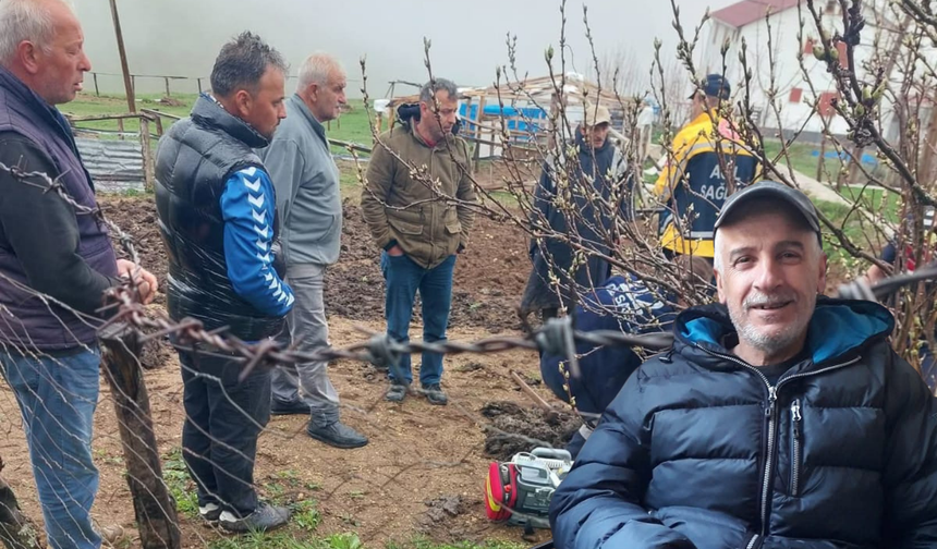 Trabzon’da acı olay! Bahçede ölü bulundu