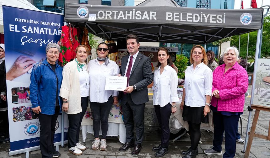 Kursiyerlerden göz kamaştıran sergi